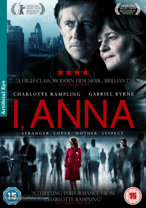 I, Anna - British DVD movie cover