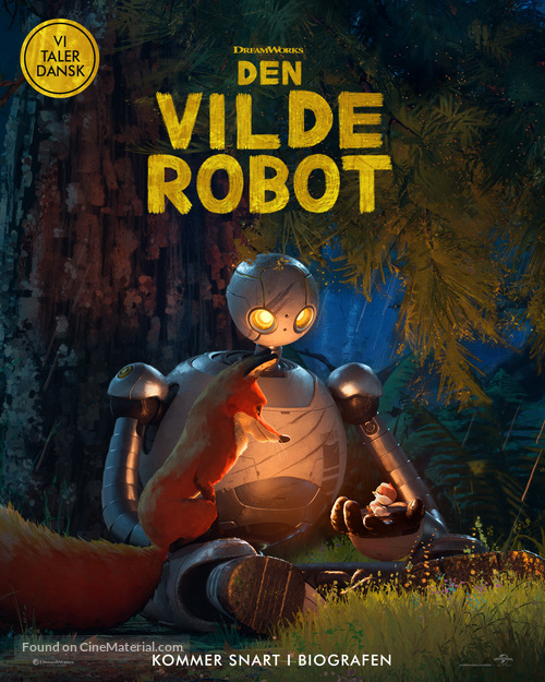 The Wild Robot - Danish Movie Poster