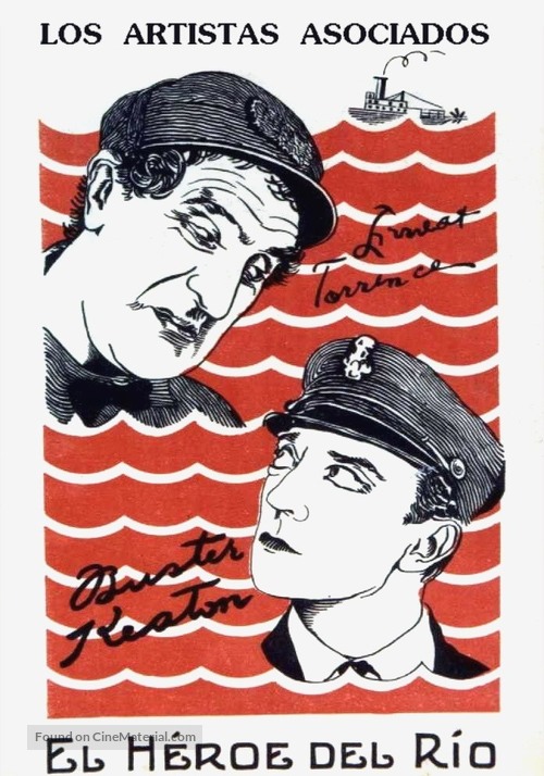 Steamboat Bill, Jr. - Spanish Movie Poster