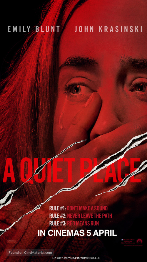 A Quiet Place - Malaysian Movie Poster