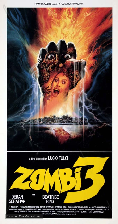Zombi 3 - Italian Movie Poster