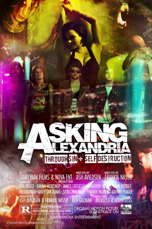 Asking Alexandria: Through Sin and Self-Destruction - Movie Poster