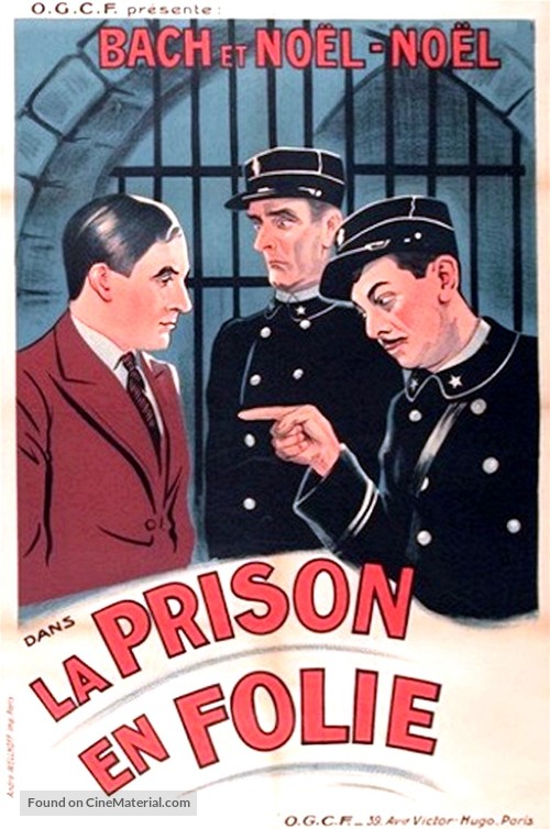 La prison en folie - French Movie Poster