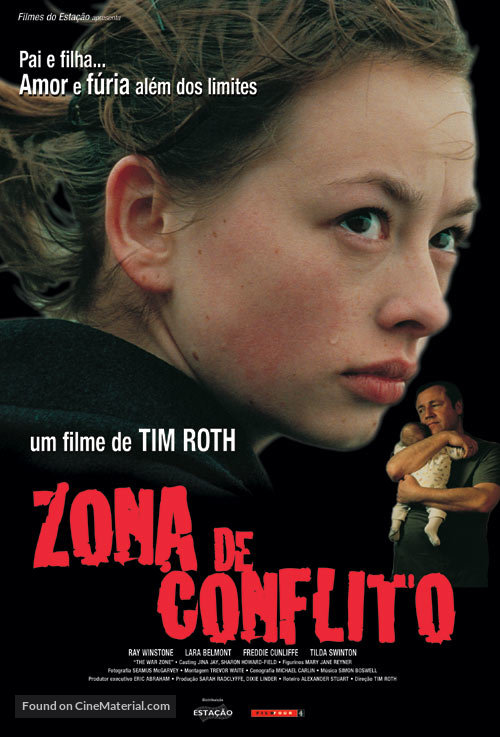 The War Zone - Brazilian Movie Poster