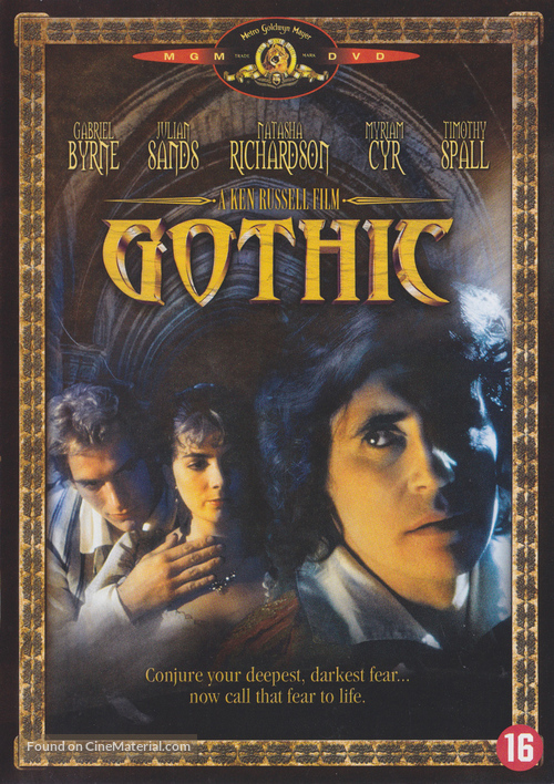Gothic - Dutch DVD movie cover