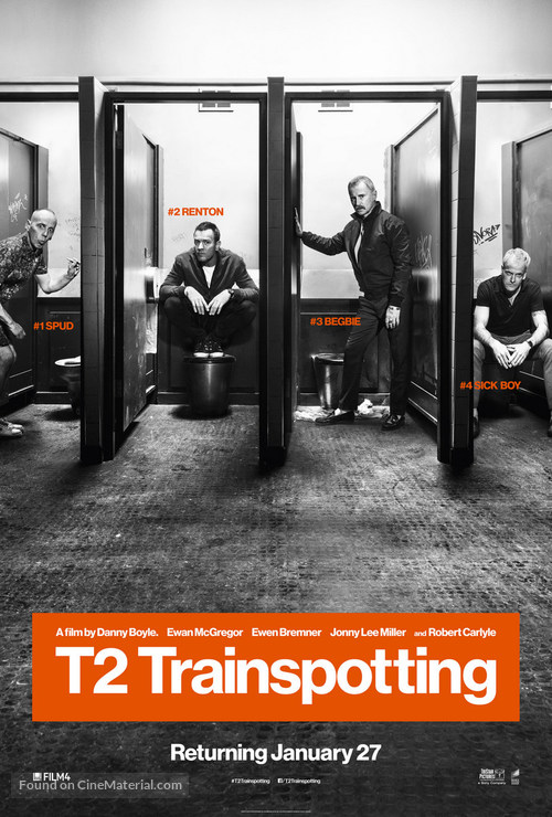 T2: Trainspotting - British Movie Poster