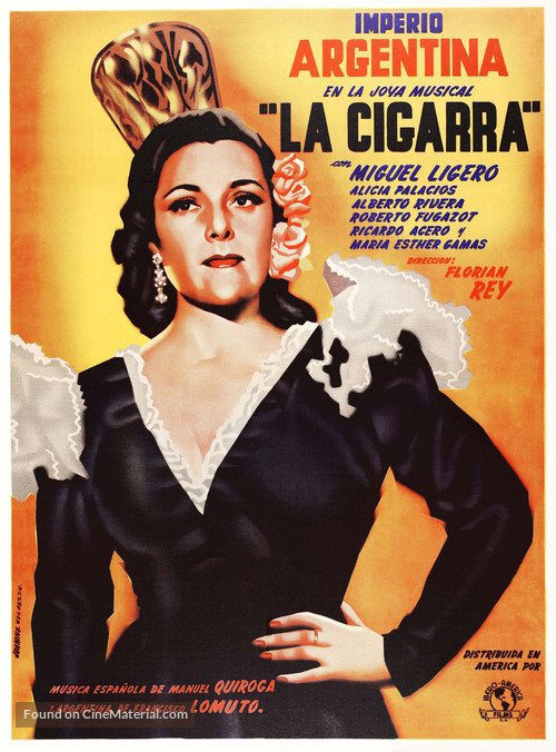 La cigarra - Mexican Movie Poster