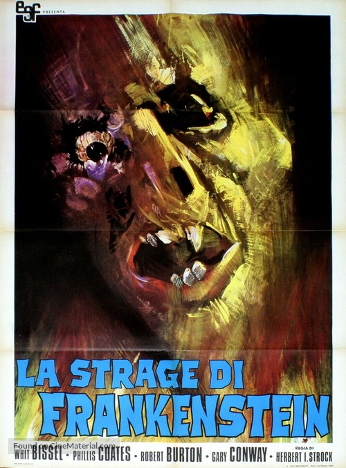 I Was a Teenage Frankenstein - Italian Movie Poster