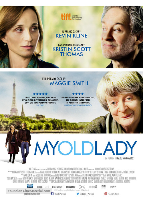 My Old Lady - Italian Movie Poster