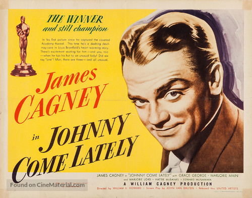 Johnny Come Lately - Movie Poster