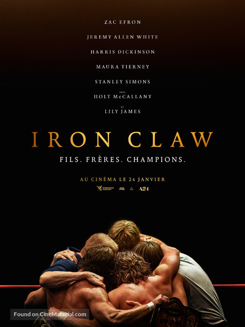 The Iron Claw - French Movie Poster