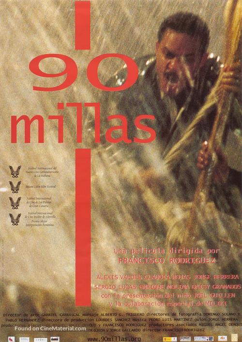 90 millas - Spanish poster