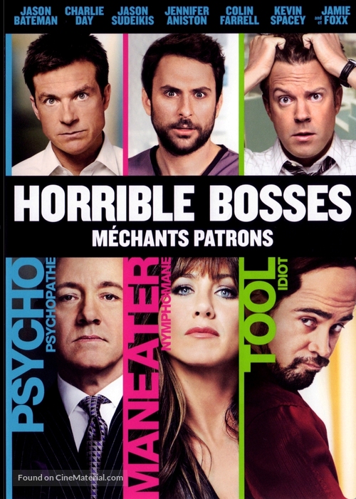 Horrible Bosses - Canadian DVD movie cover