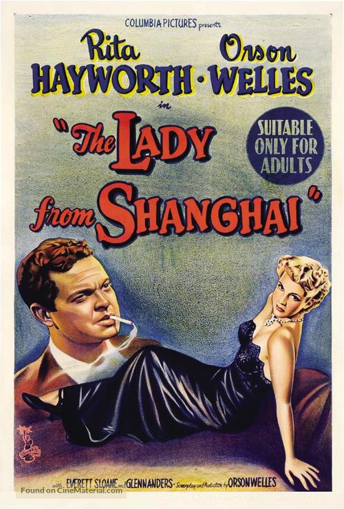The Lady from Shanghai - Australian Theatrical movie poster