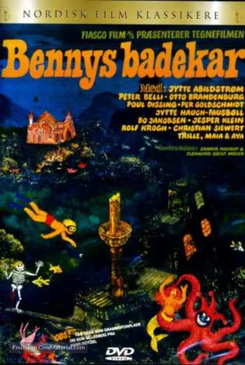 Bennys badekar - Danish DVD movie cover