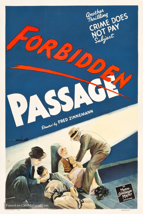 A Crime Does Not Pay Subject: &#039;Forbidden Passage&#039; - Movie Poster