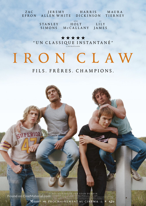 The Iron Claw - French Movie Poster