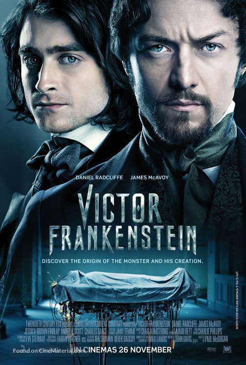 Victor Frankenstein - Malaysian Movie Poster