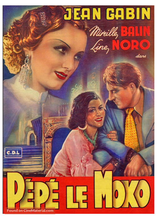 P&eacute;p&eacute; le Moko - Belgian Movie Poster