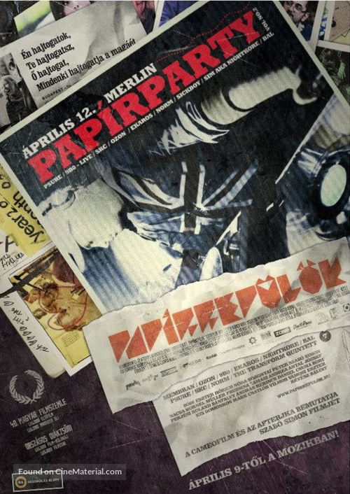 Pap&iacute;rrep&uuml;l&ocirc;k - Hungarian Movie Poster