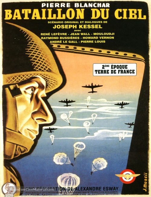 Le bataillon du ciel - French Movie Poster