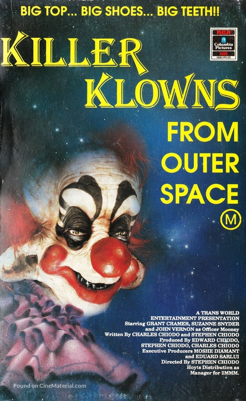 Killer Klowns from Outer Space - Australian VHS movie cover