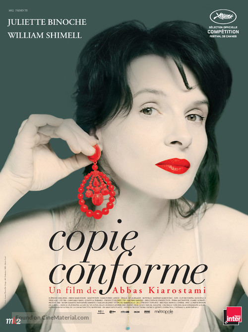 Copie conforme - Canadian Movie Poster