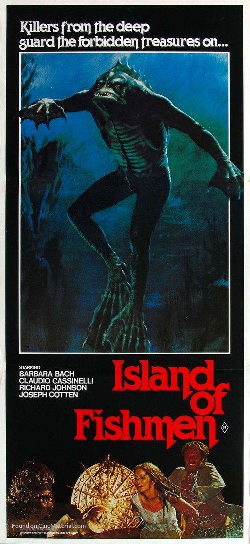 L&#039;isola degli uomini pesce - Australian Movie Poster