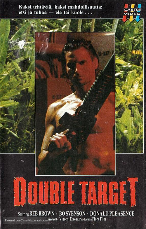 Double Target - Finnish VHS movie cover