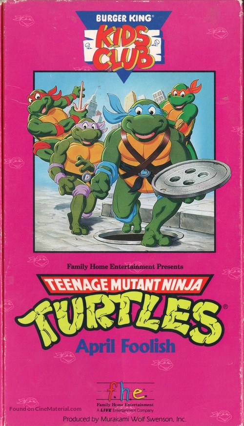 &quot;Teenage Mutant Ninja Turtles&quot; - VHS movie cover