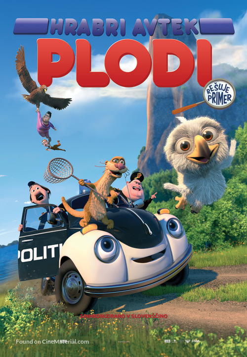 Pelle Politibil p&aring; sporet - Slovenian Movie Poster