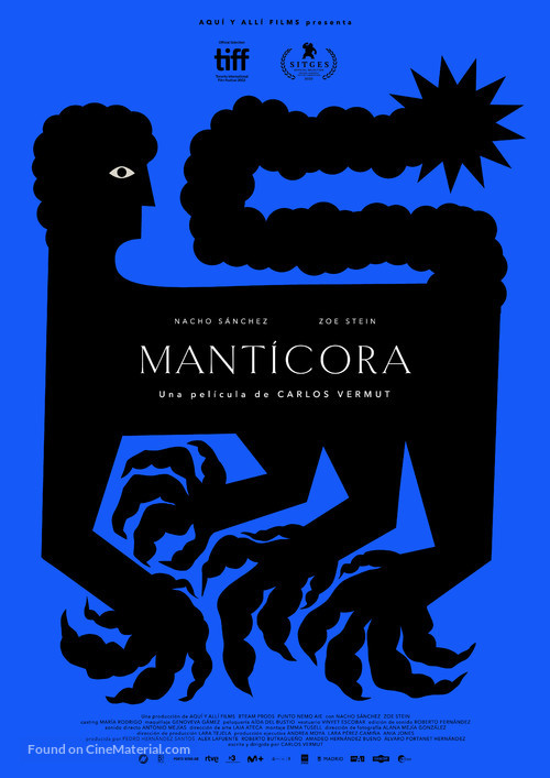 Mant&iacute;cora - Spanish Movie Poster