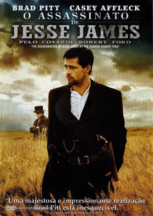 The Assassination of Jesse James by the Coward Robert Ford - Brazilian Movie Cover