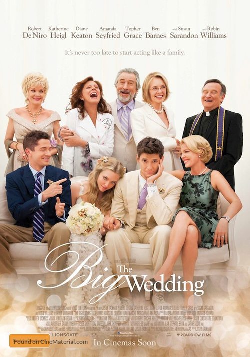 The Big Wedding - Australian Movie Poster