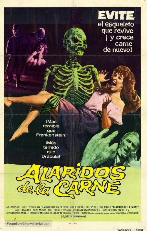The Creeping Flesh - Argentinian Movie Poster