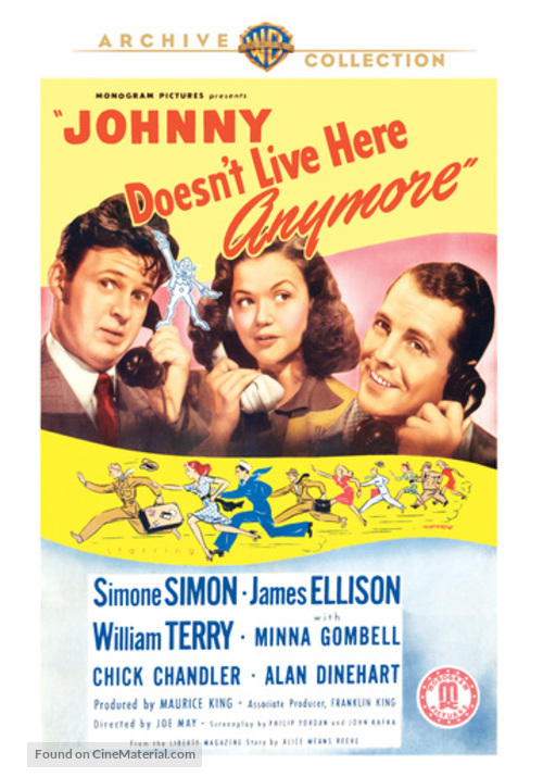 Johnny Doesn&#039;t Live Here Any More - DVD movie cover