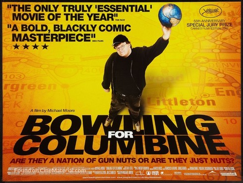 Bowling for Columbine - British Movie Poster