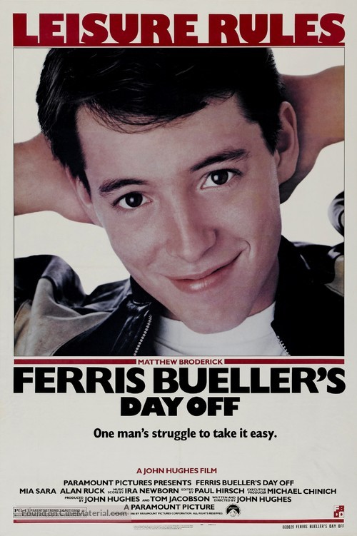 Ferris Bueller&#039;s Day Off - Movie Poster