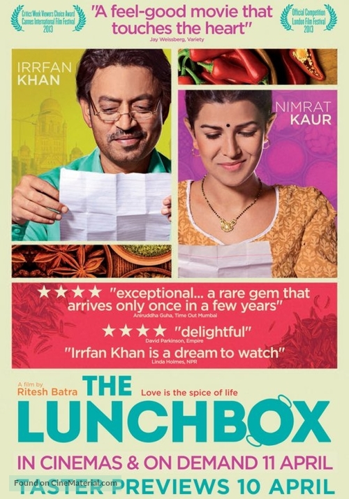 The Lunchbox - British Movie Poster