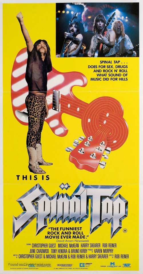 This Is Spinal Tap - Australian Movie Poster