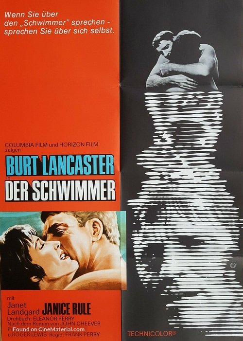 The Swimmer - German Movie Poster
