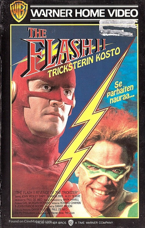 The Flash II: Revenge of the Trickster - Finnish VHS movie cover