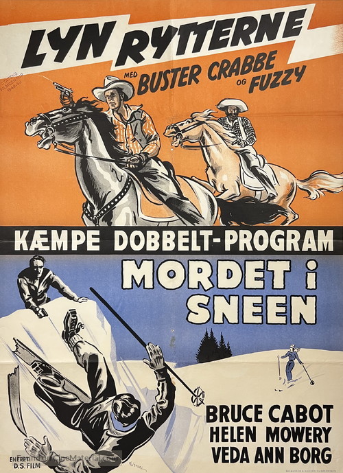 Lightning Raiders - Danish Movie Poster