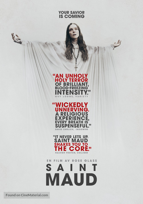 Saint Maud - Swedish Movie Poster