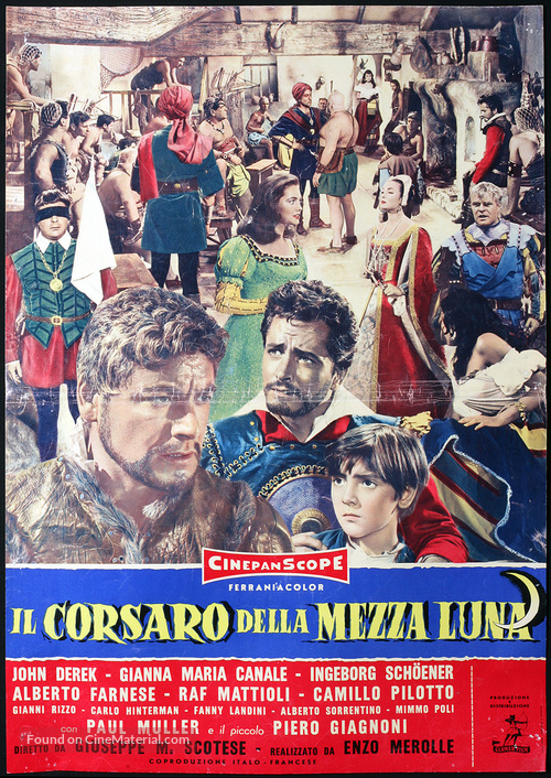 Il corsaro della mezzaluna - Italian Movie Poster