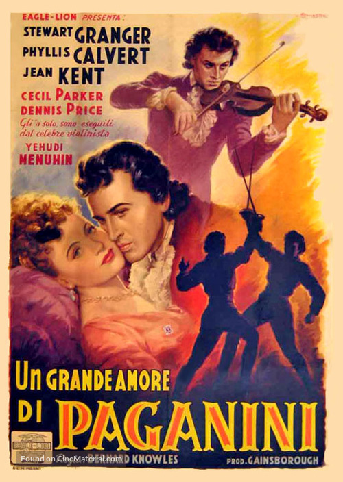 The Magic Bow - Italian Movie Poster