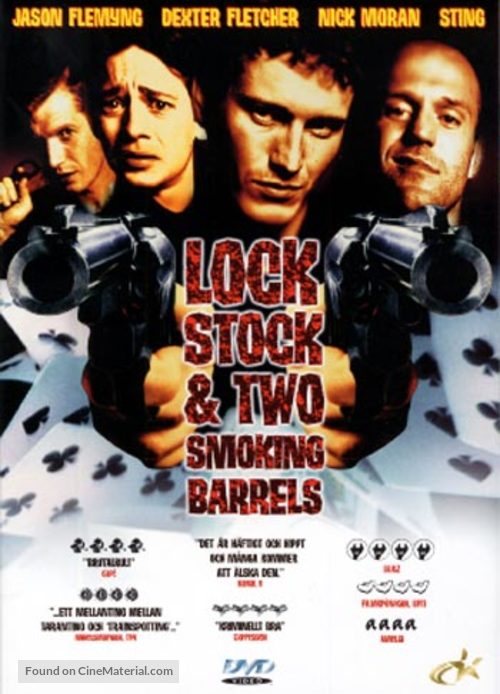 Lock Stock And Two Smoking Barrels - Swedish Movie Cover