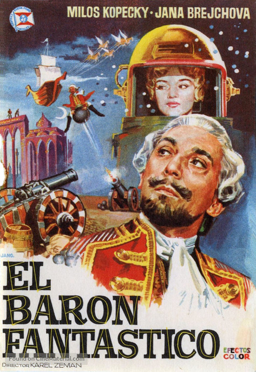 Baron Pr&aacute;sil - Spanish Movie Poster