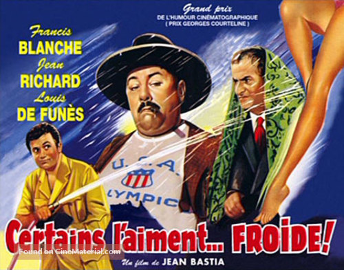 Certains l&#039;aiment... froide - Belgian Movie Poster