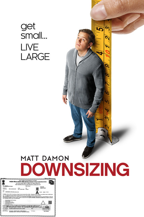 Downsizing - Indian Movie Cover